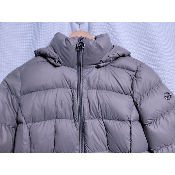 Michael Kors MK Packable Hooded Down Puffer Jacket Women's size SMALL - Picture 6 of 12